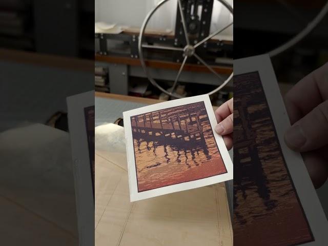 Adirondack Sunset  #carving #art  #japaneseart  #woodblockprint #printing  #mokuhanga #painting