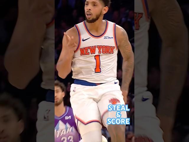 CAM PAYNEEE FOR THREE #knicks #nba #basketball #shorts