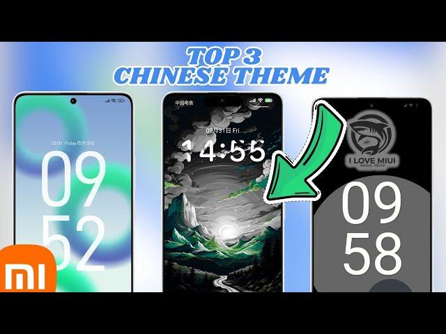 Top 3 Chinese Themes For Xiaomi Global Part 20 | I Love Miui