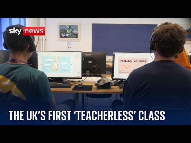 School introduces UK's first 'teacherless' classroom using artificial intelligence