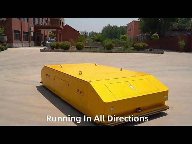 5 Ton Large Capacity Automated Guided Vehicle/Battery Power Trackless Transfer Cart