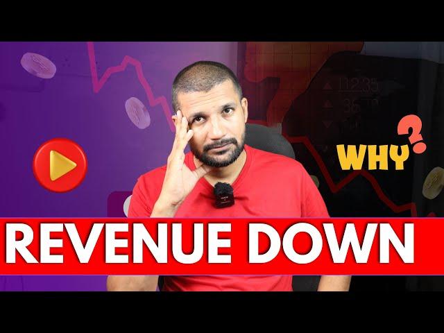 ALL YouTube Channels "Revenue" DOWN | WHY ?