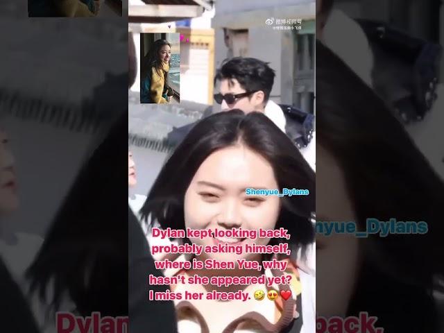 DylanWang kept looking back for Shenyue .#dylanwang #shenyue #cdrama #chinesedrama #china #dyshen