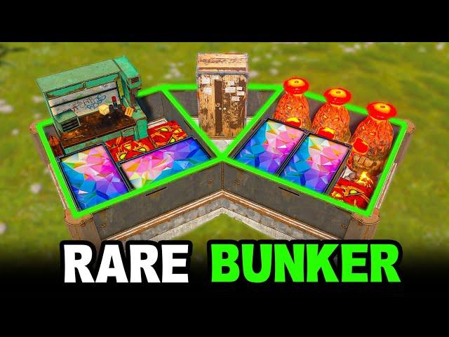 (NEW) RARE DOUBLE BUNKER / Rust Base Design