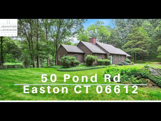 Home for Sale Easton CT | 50 Pond Road Easton 06612 | Fairfield County CT | Home on the water