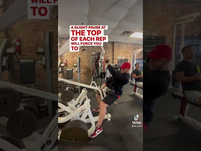 How to use a pulldown for lats