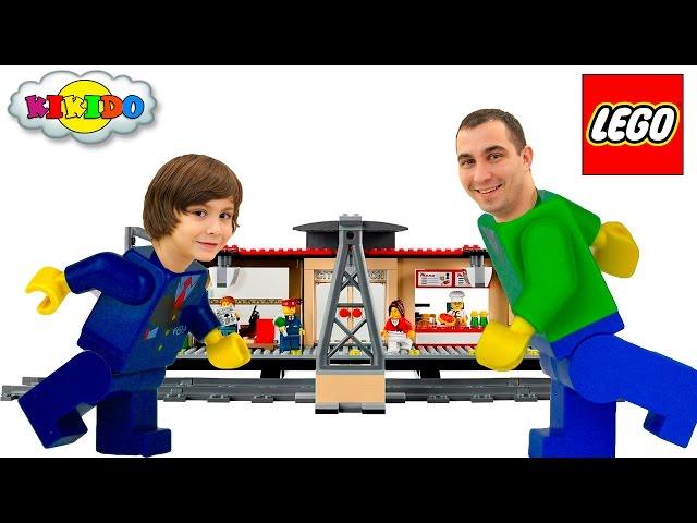 Лего Сити Железнодорожная Станция 60050. Новые серии Лего. Lego city Train Station. Кикидо