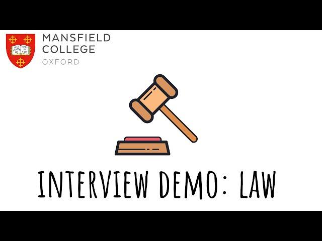 Virtual Open Day 2021: Law demonstration interview