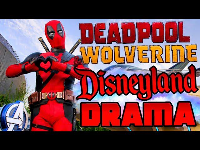 Deadpool and Wolverine at Disneyland Causing Drama!