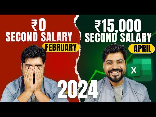 Earn Rs. 1500 per project with this sharp Excel knowledge in 2024 