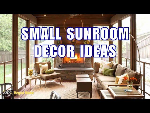 Stylish Decor Ideas For Small Sunrooms Maximize Your Space Small Sunroom Furniture Ideas