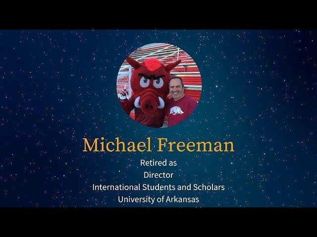 Michael Freeman - 2024 NAFSA International Education Award for Life Membership