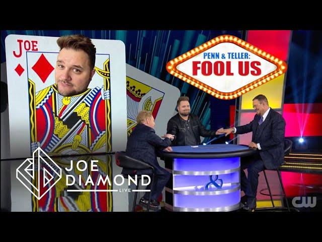 Joe Diamond PROVES He's Psychic to Penn & Teller // FOOL US