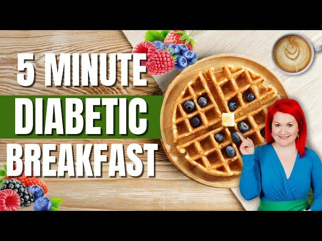 5 MINUTE Diabetic Breakfast Recipe With Only 3 Ingredients | EASY Diabetic Breakfast Meal Prep