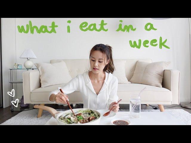 what i eat in a week (healthy + simple homemade meals)