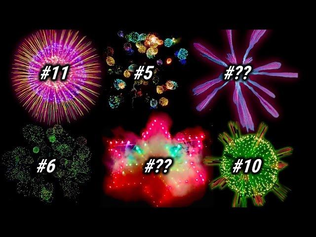 Top 30 Most INCREDIBLE Fireworks From the Pyrotechnics Guild International USA