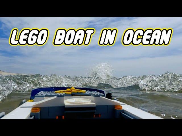 Lego Boat Never Sees Ocean Waves Coming