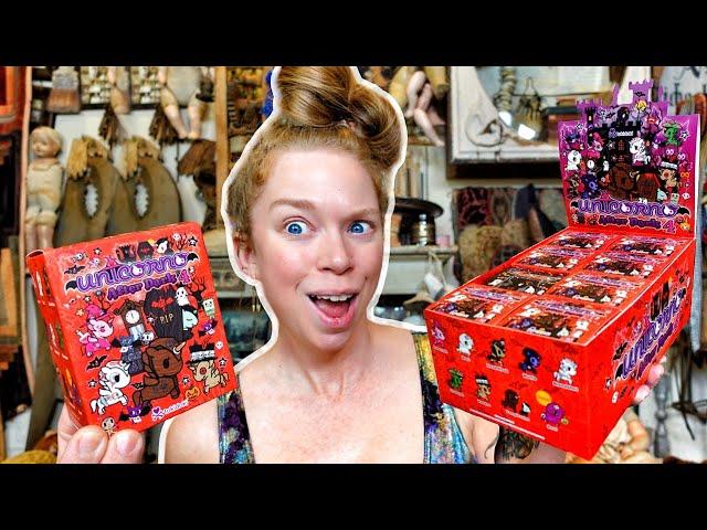 Unboxing Halloween Tokidoki Vampire Unicorno Mystery Boxes! (Vlogoween Day 2!)