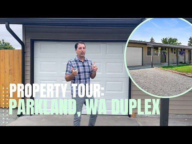 Investment Property Tours | Parkland, Wa Duplex