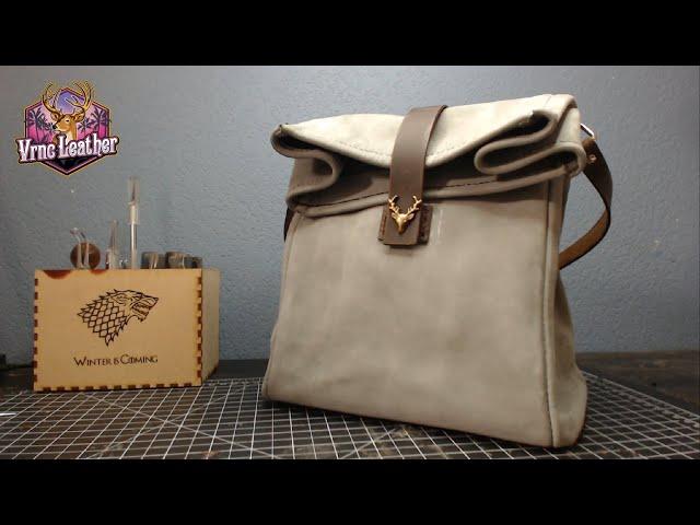 [Leathercraft] Making the Trader Joe's Paper Lunch Bag With Leather | Vrnc Leather