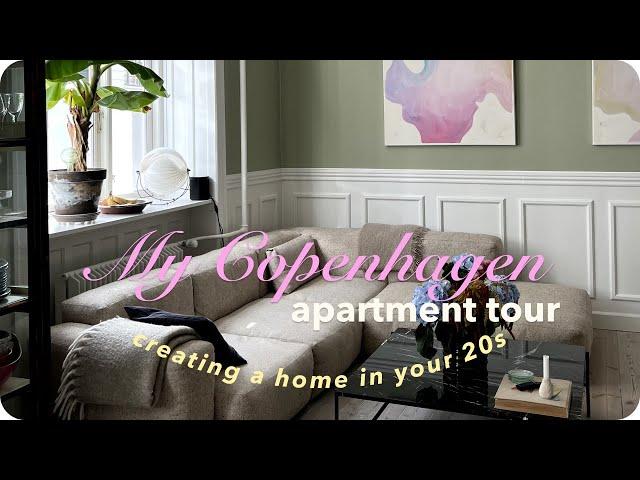 A Copenhagen girlie's apartment tour | Building a home in your 20s and buying furniture - ep. 23