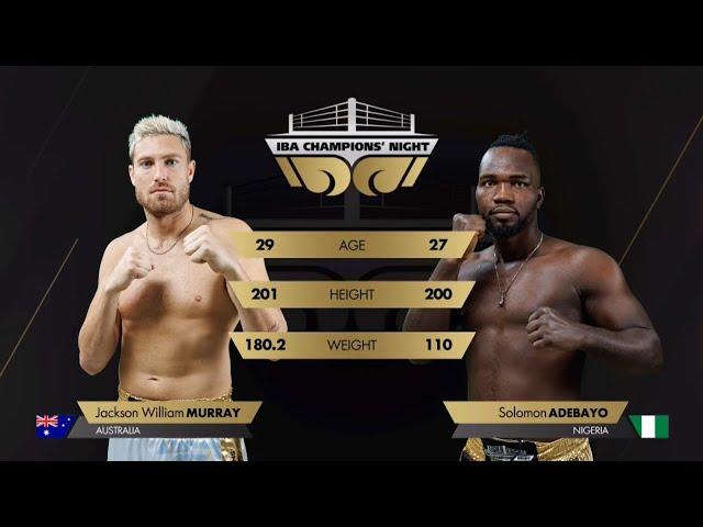 92+kg Jackson MURRAY (AUS) vs Solomon ADEBAYO (NGR) | IBA Champions' Night | September 28, 2024