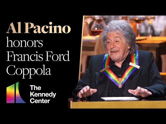 Al Pacino honors Francis Ford Coppola | 2024 Kennedy Center Honors