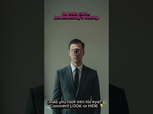 He Has Only One Eye… But Sees Too Much