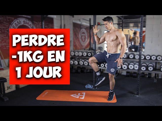 Perdre 1kg en 1jour ! (exercice maison)