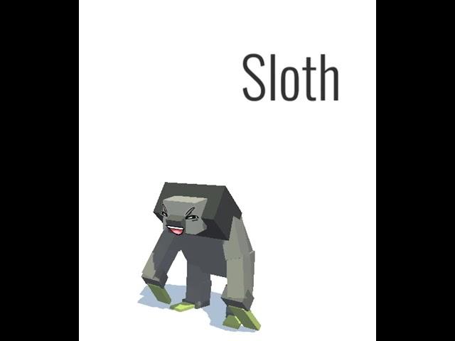 Hybrid Animals Sloth  Custom Sound Effects