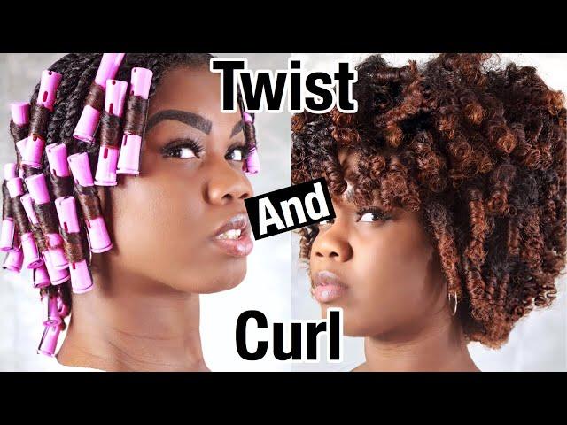 twist and curl with perm rods ft curls dynasty| natural hair product review