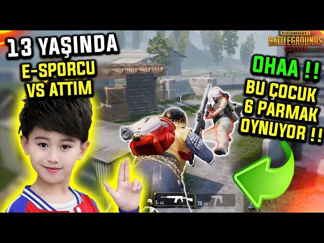 13 YAŞINDAKİ E-SPORCU VELETLE VS ATTIM ! PUBG Mobile Vs Savaşları !