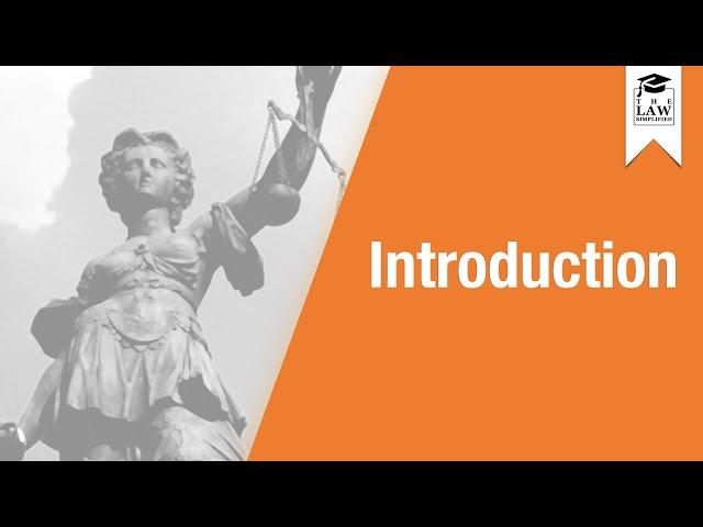 Commercial Law - Introduction