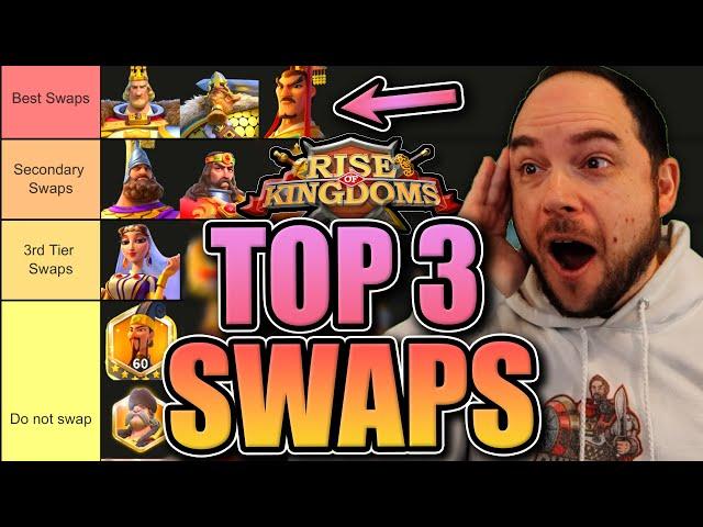 Best Commanders to Swap [pick these commanders FIRST] Rise of Kingdoms Tier List