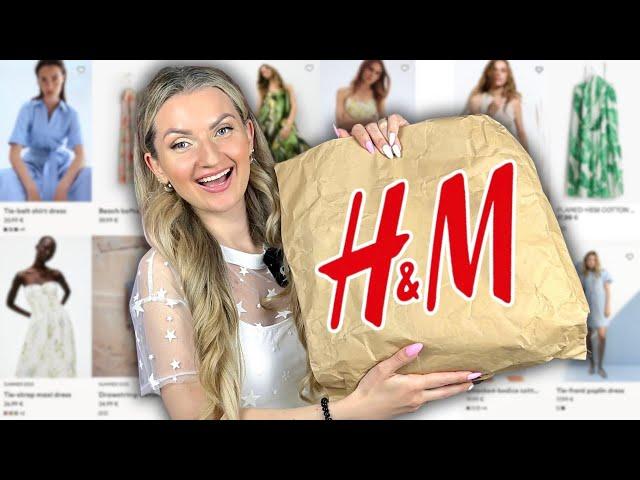 H&M SUMMER DRESS TRY ON HAUL *keep or return?!*