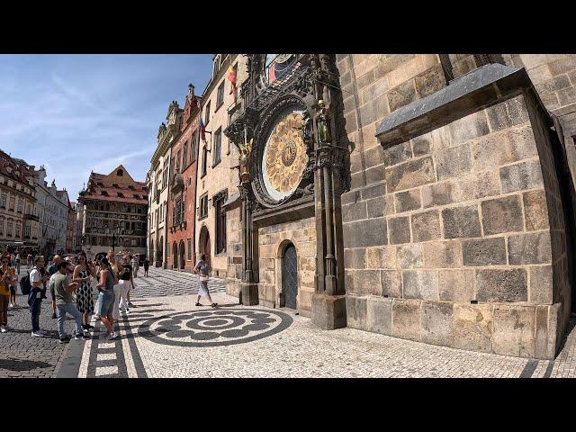 Long Walk in Prague from the Astronomical Clock to the Charles Bridge