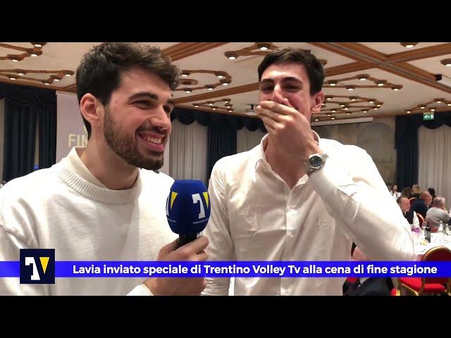 ️ INVIATO SPECIALE | Lavia reporter per Trentino Volley Tv alla cena di fine stagione 2022/23