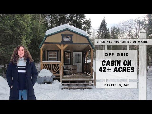 Off-Grid Cabin on 42± Acres | Maine Real Estate