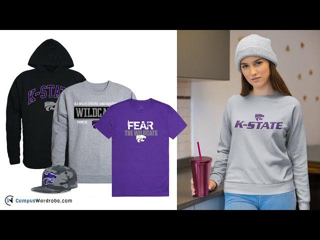 KSU Kansas State University Wildcats NCAAT-shirts Hoodies Sweatshirts Hats Crewnecks