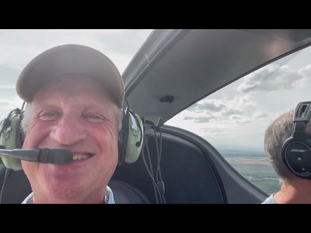 Coastal flight with Bill