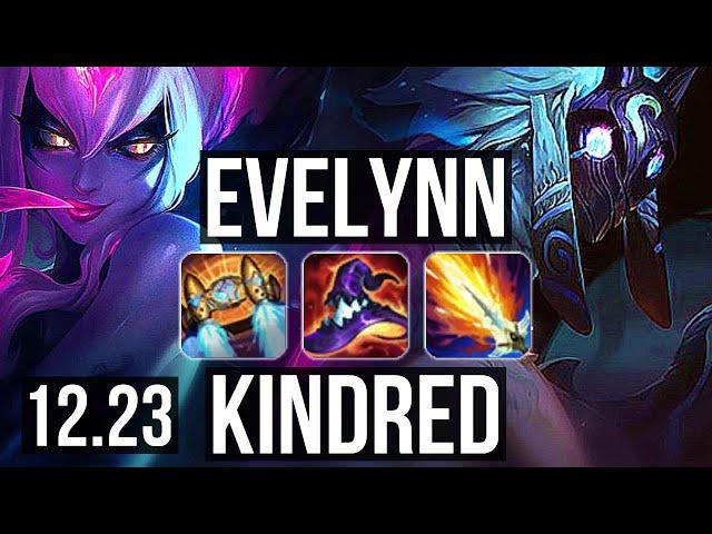 EVELYNN vs KINDRED (JNG) | 4.1M mastery, 16/1/5, 1000+ games, Legendary | EUW Master | 12.23