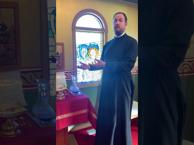 What is behind the Altar in a Ukrainian Catholic Church?