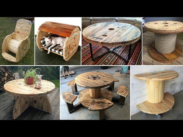 Recycled Cable Spool Ideas - DIY Furniture Ideas from Wooden Wire Cable Spools