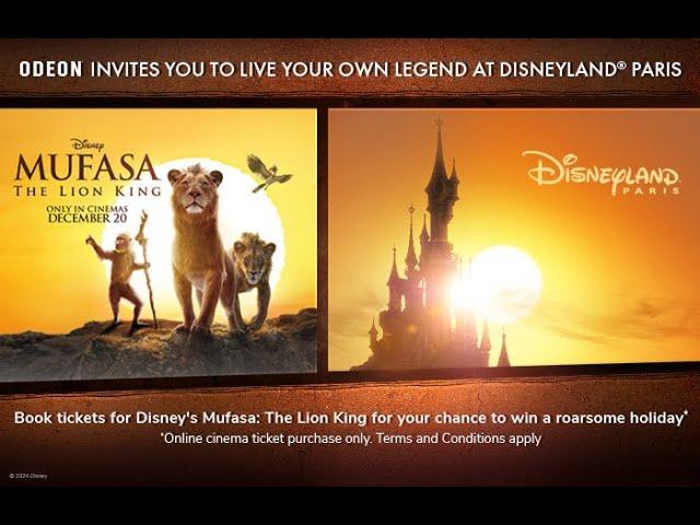 Mufasa: The Lion King | Win a roarsome holiday at Disneyland® Paris*