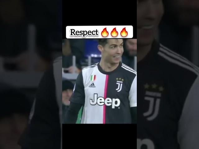 Respect  #Cristiano #Ronaldo #juventus #manchesterunited