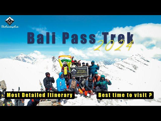 Bali Pass Trek 2024 Complete Itinerary // Stay, Food, Accommodation // The Searching Souls