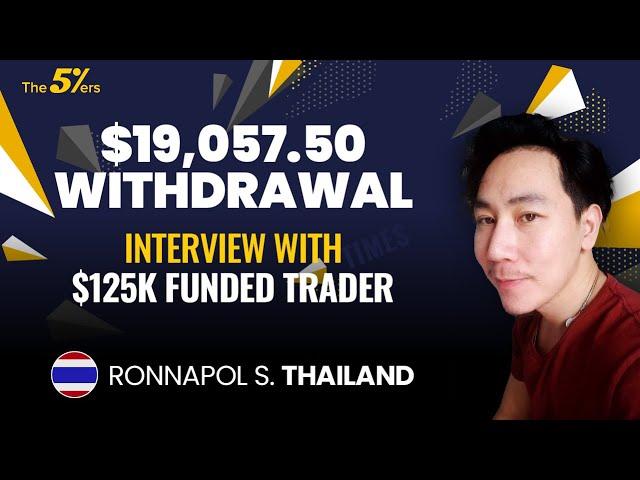 $125K Funded Trader Scaled His Account And Withdrew $19057.50 - The5ers