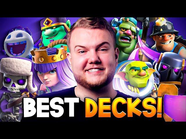 TOP 3 BEST META DECKS IN CLASH ROYALE!