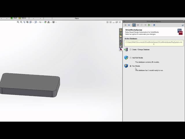 MLC CAD Systems Presents: DriveWorksXpress, Introduction - Part 1
