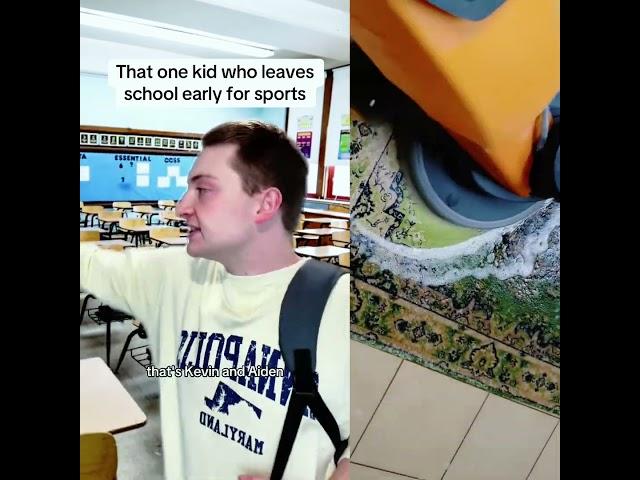 That one kid who leaves school early for sports #greenscreen #fypツ #school #middleschool #shorts